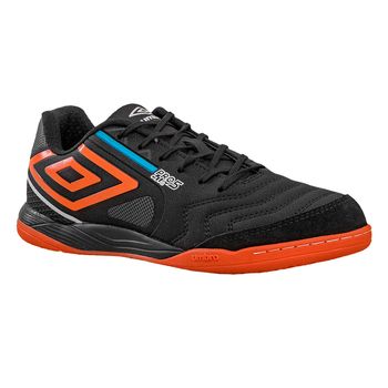 Chuteira-Indoor-Preto-Laranja-e-Azul-Pro-V-Bump-Club-|-Umbro-Tamanho--42---Cor--PRETO-0